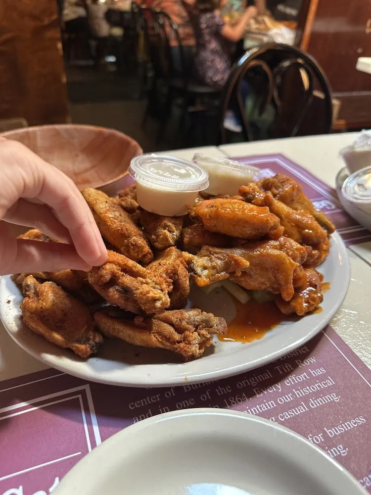Buffalo Chicken Wings and Fries