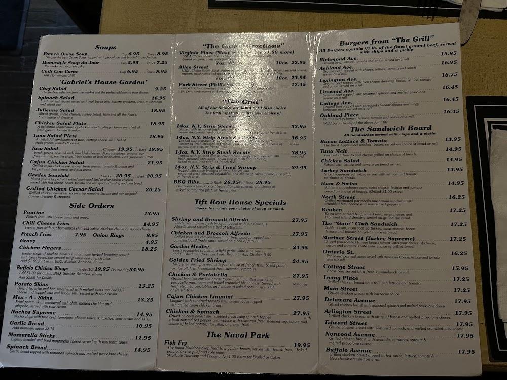 Gabriel's Gate Menu image 3